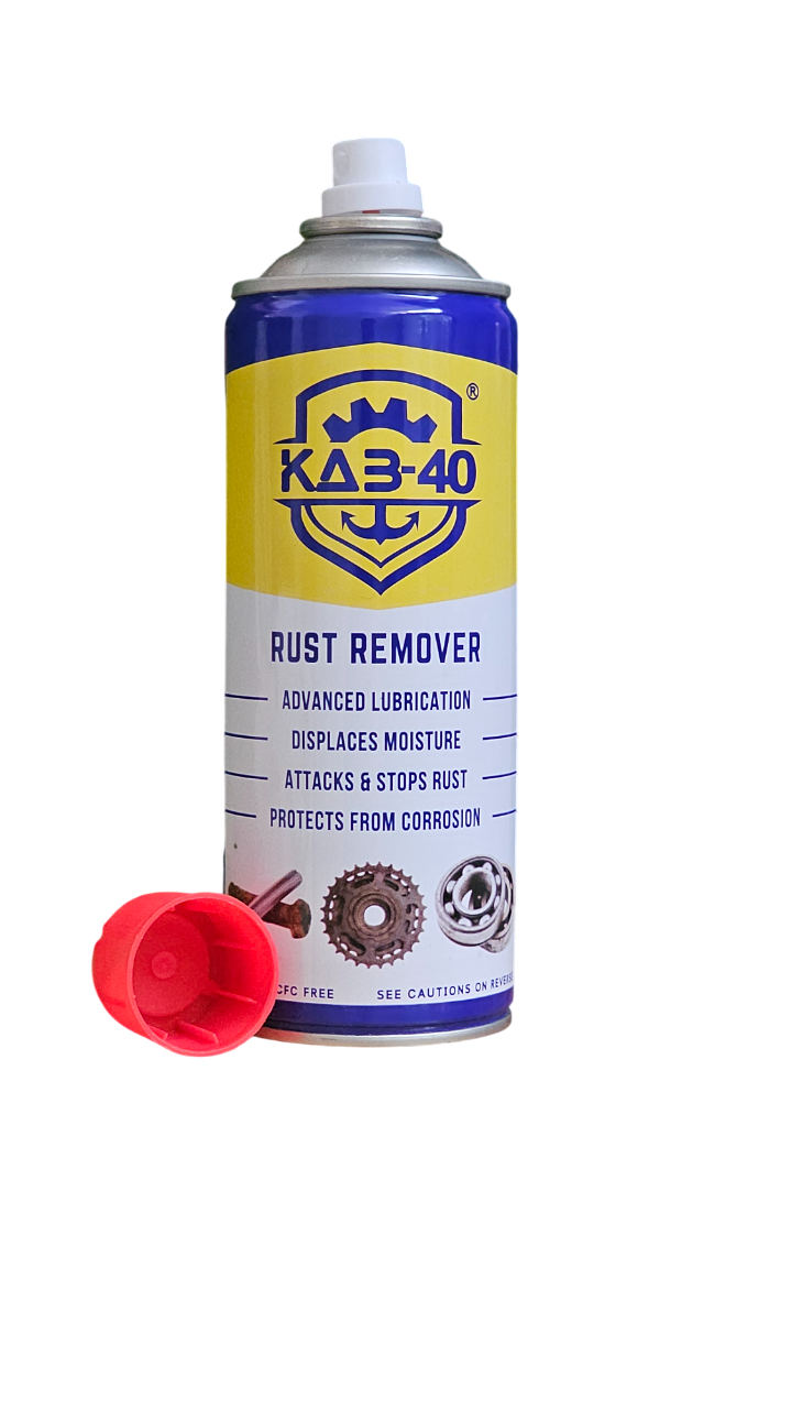KAB-40, Multipurpose Car Spray, 400 ml Rust Remover, Lubricant, Stain Remover, Powerful Chimney Cleaner, Degreaser, and Bike Chain Cleaner & Chain Lube