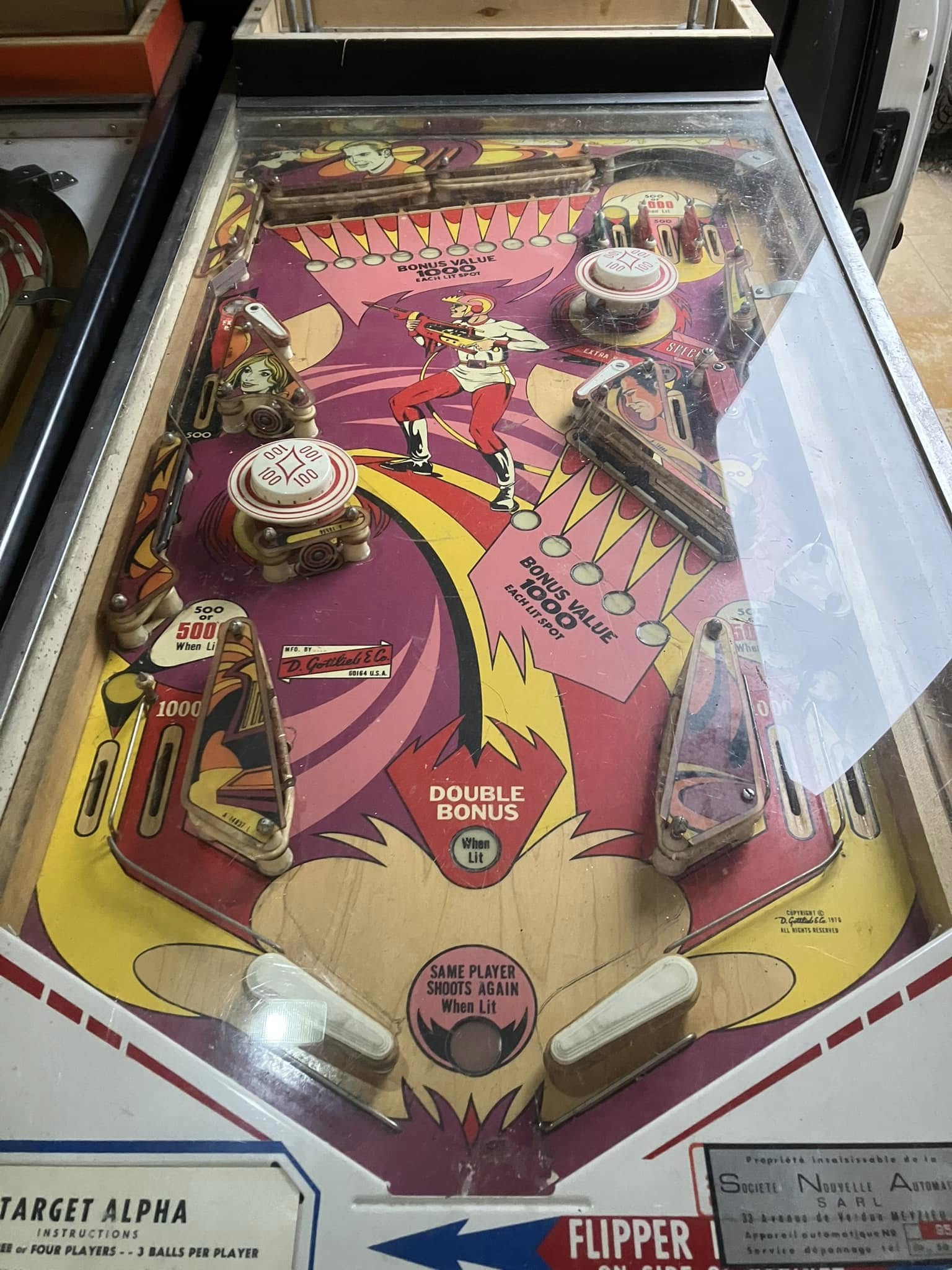 Flipper Target Alpha 1976 Depot Vente