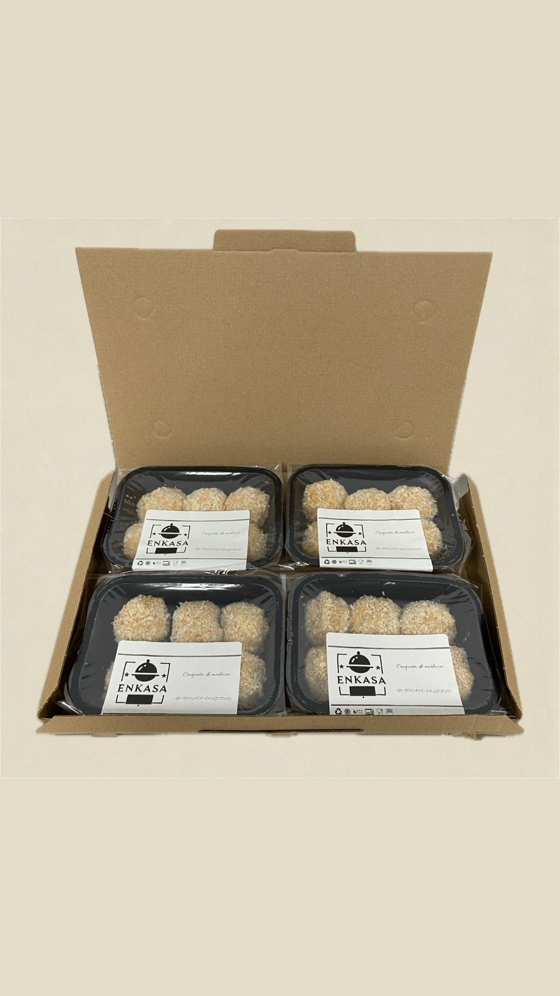 Croqueta de merluza "estilo caldero"