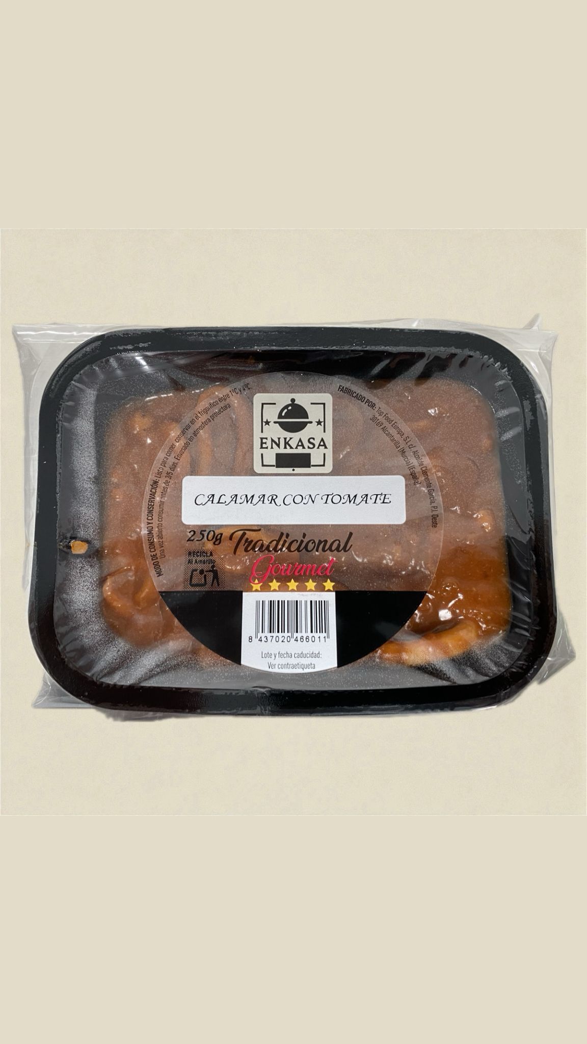 Calamares con tomate