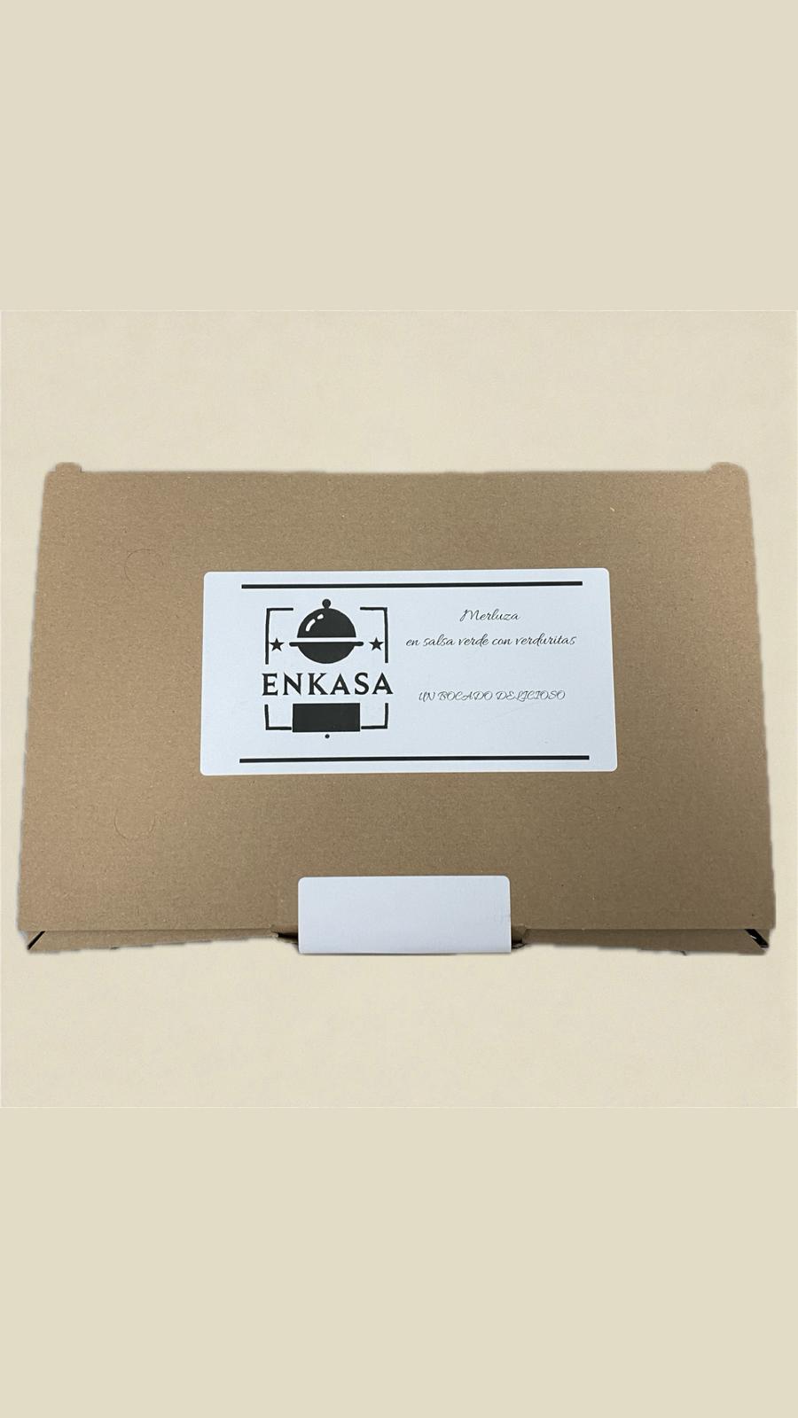 Merluza en salsa verde con verduras