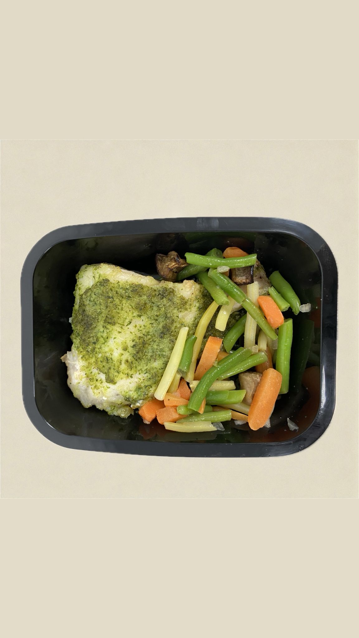 Merluza en salsa verde con verduras