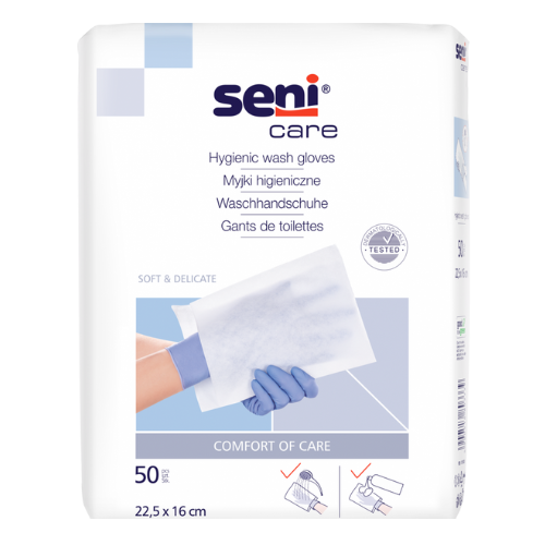Seni Care Waschhandschuhe ohne Folie