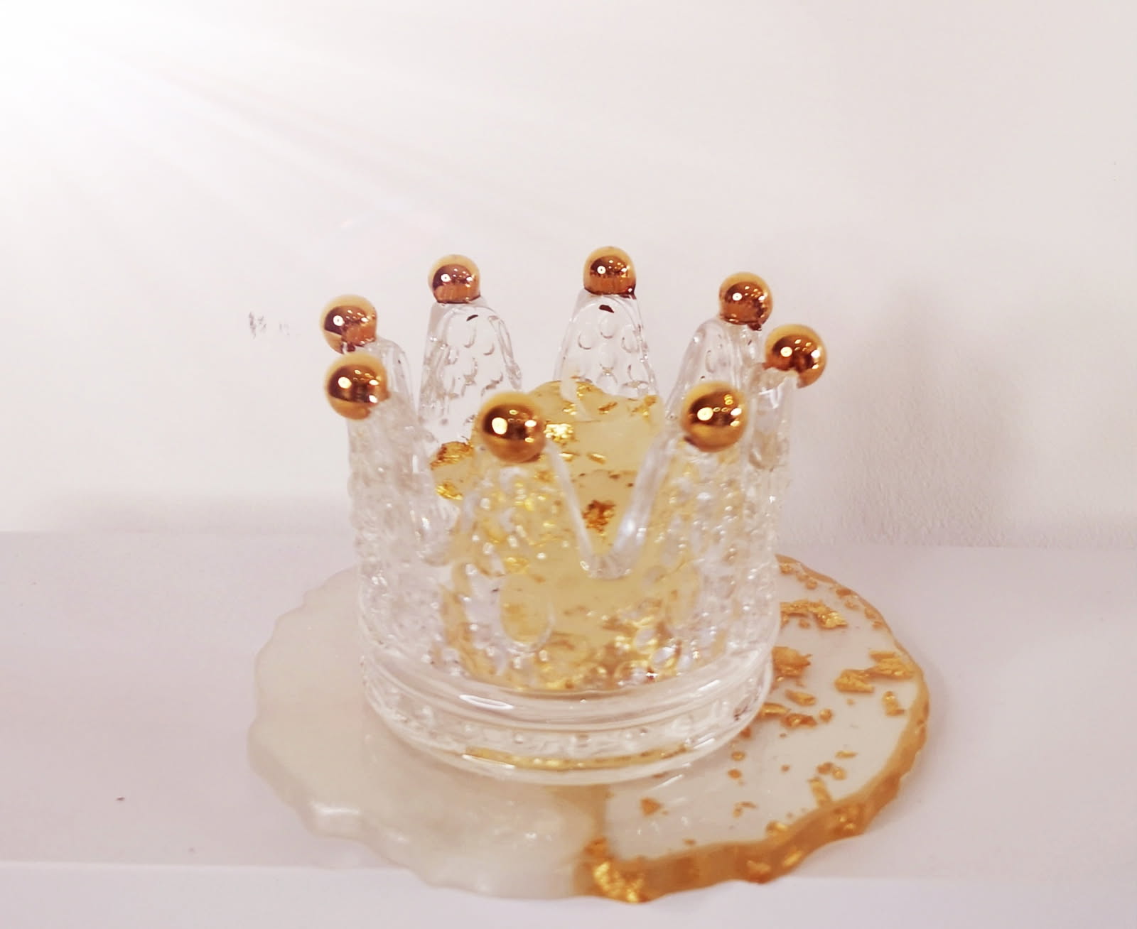 Couronne bougeoir et sa bougie