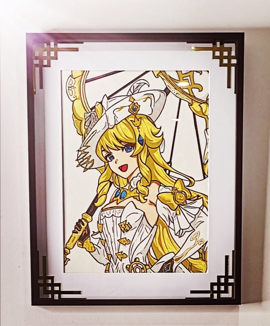 Tableau Manga blonde