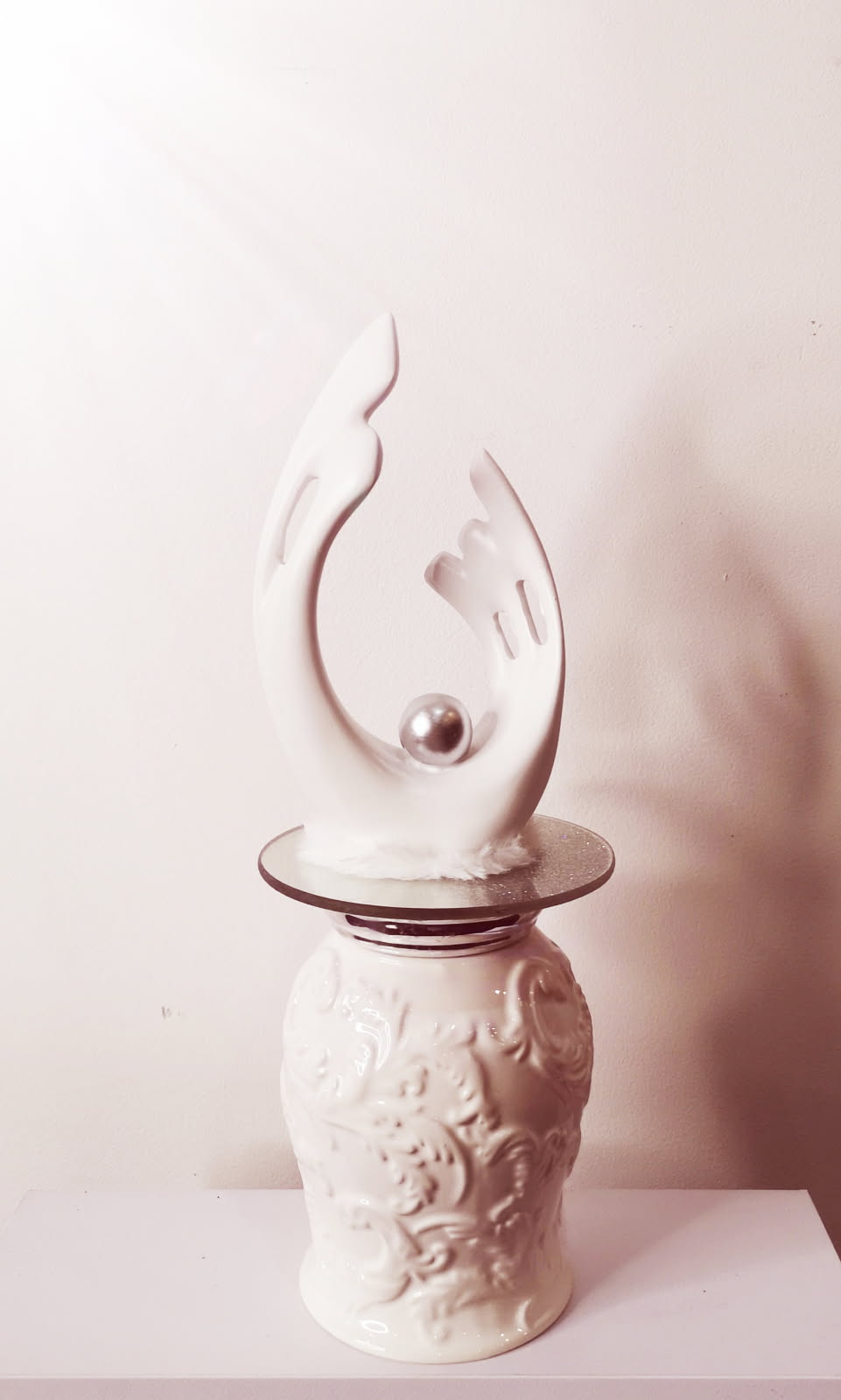 Sculpture décorative en céramique