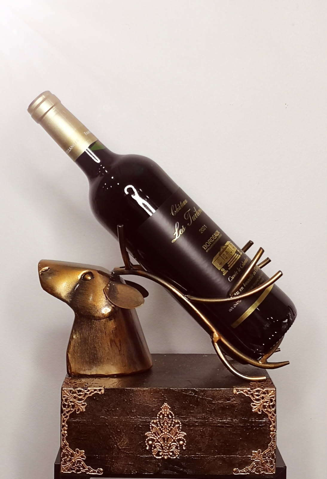 Porte bouteille Cerf
