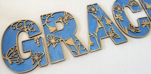 Custom Laser Engraved Letters