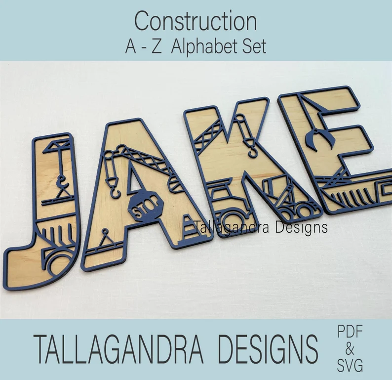 Custom Laser Engraved Letters