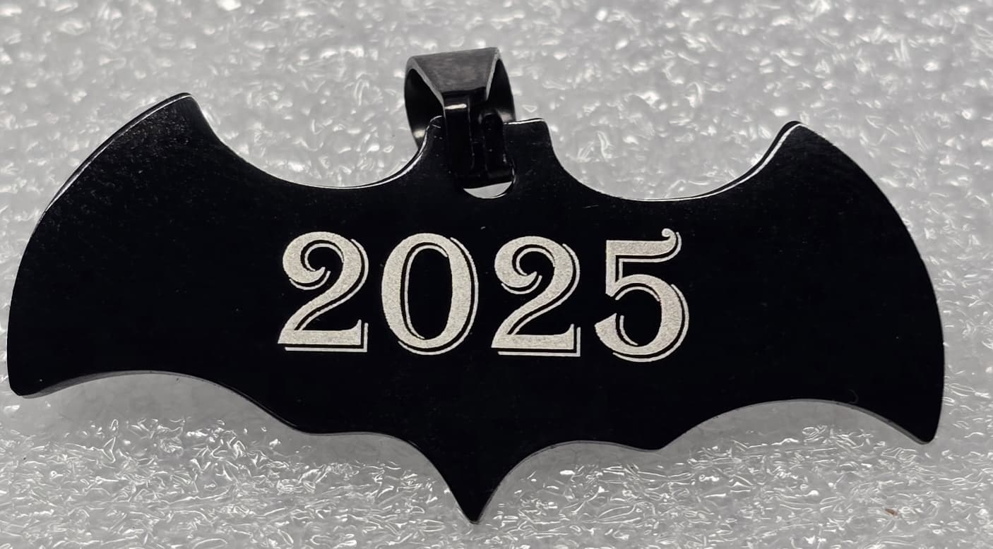 Salem Bat Necklace Pendant/Keychain  His & Hers