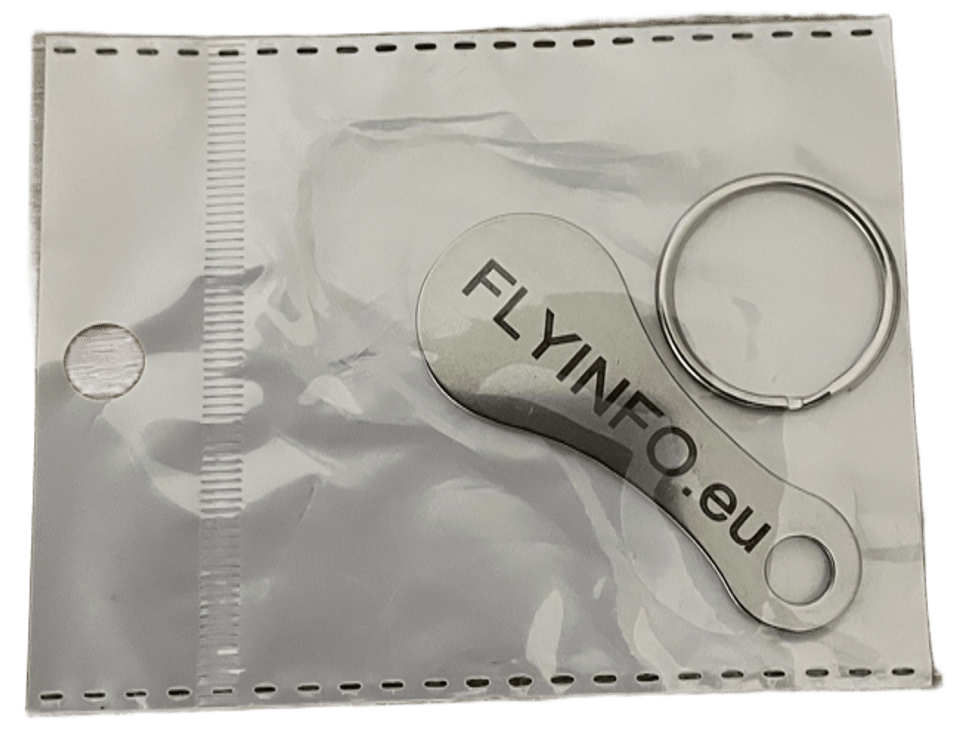 2 jetons de caddie en métal