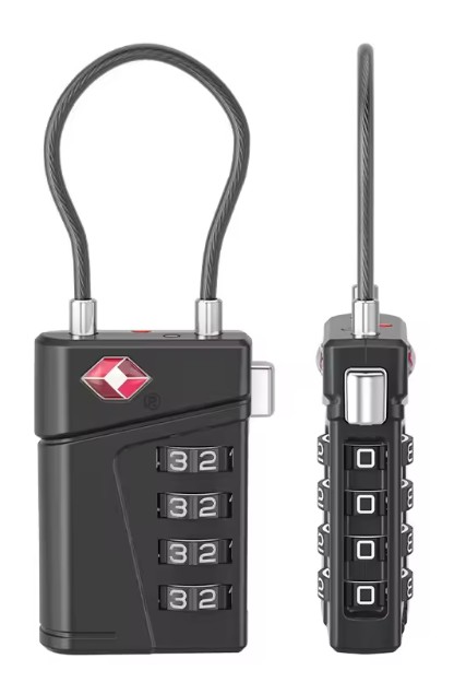 Cadenas 545 TSA 008 4 chiffres avec Alarme d'ouverture