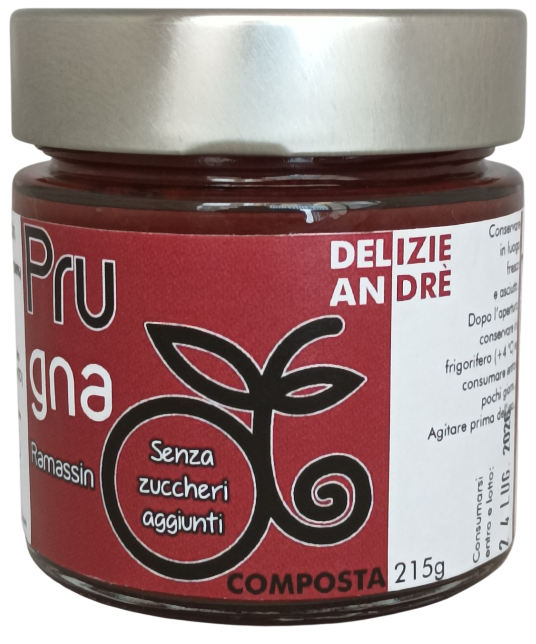 Composta prugne ramasin 215 gr