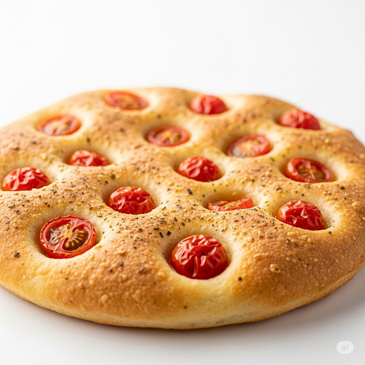 Focaccina con pomodori freschi 120 gr ca.