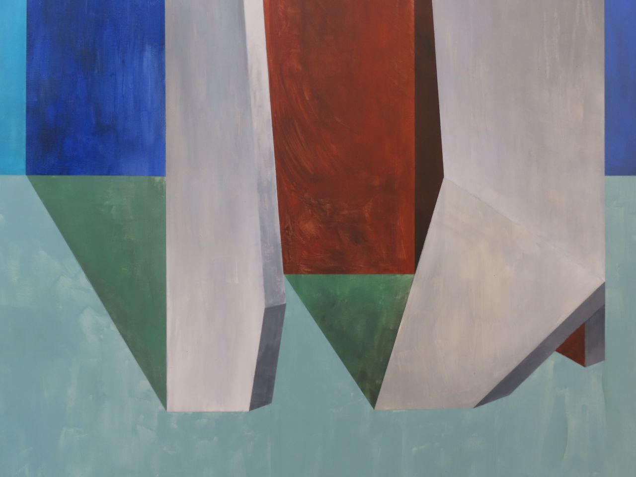 Mixed media on canvas 133 x 200 cm