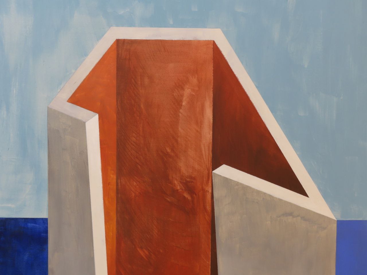 Mixed media on canvas 133 x 200 cm