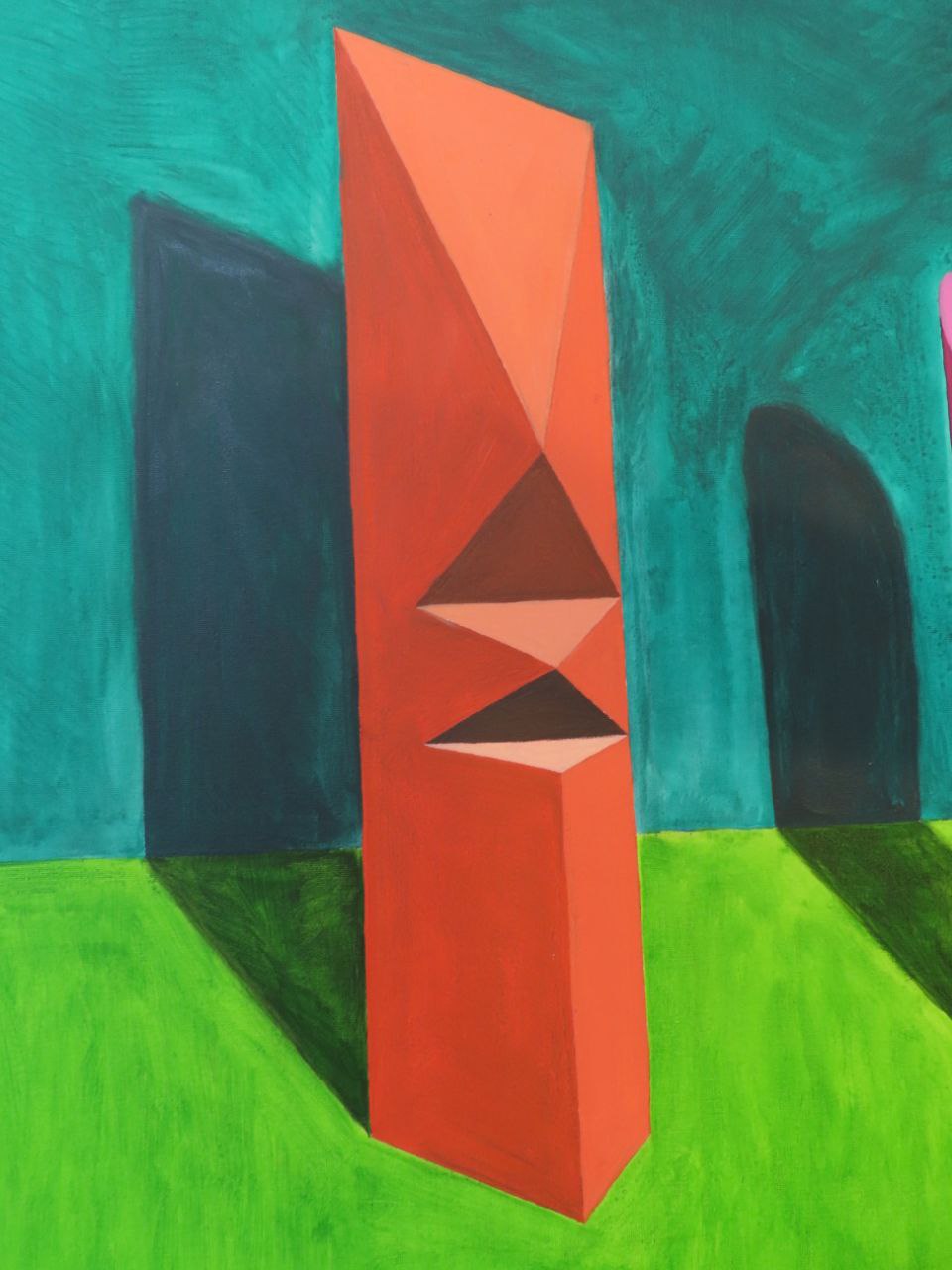 Mixed media on canvas
