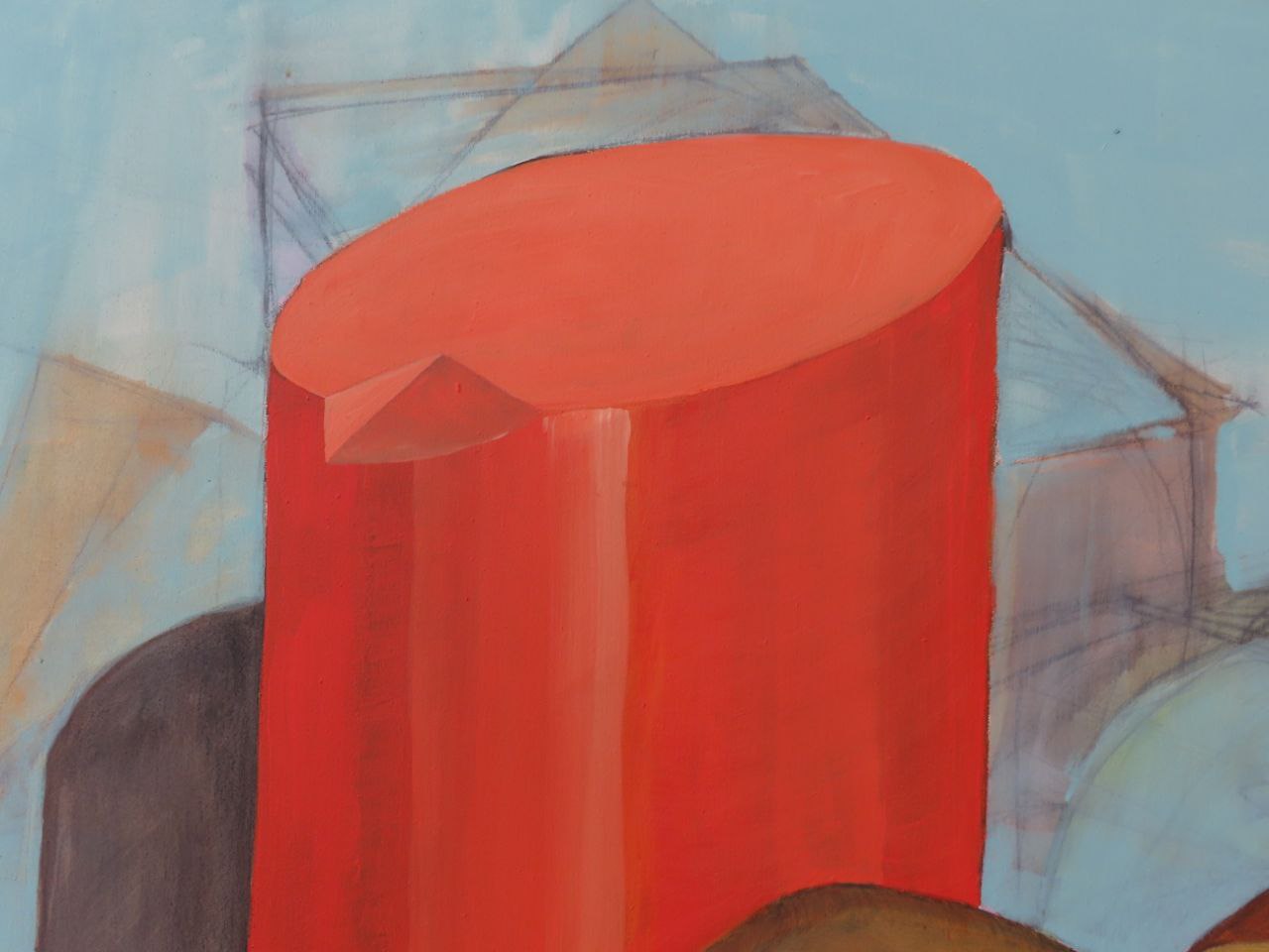 Mixed media on canvas
