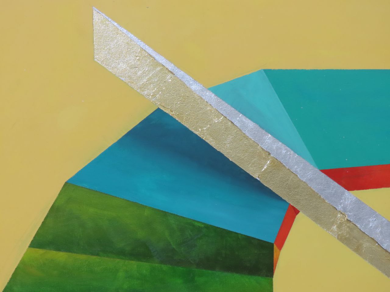 Mixed media on canvas
