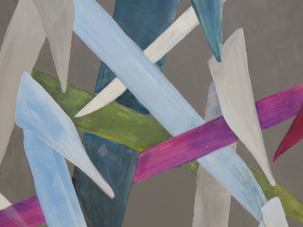 Mixed media on canvas