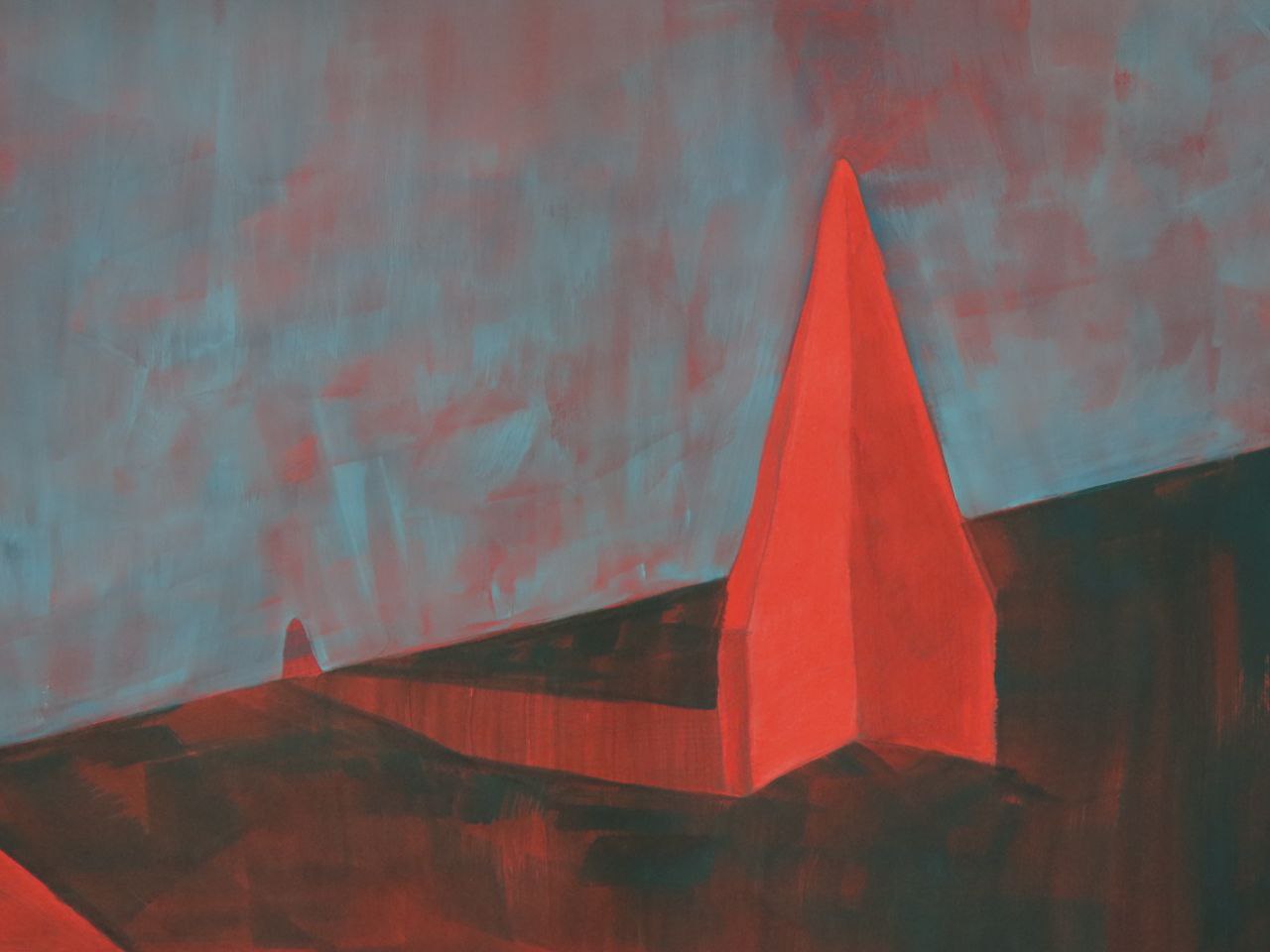 Mixed media on paper