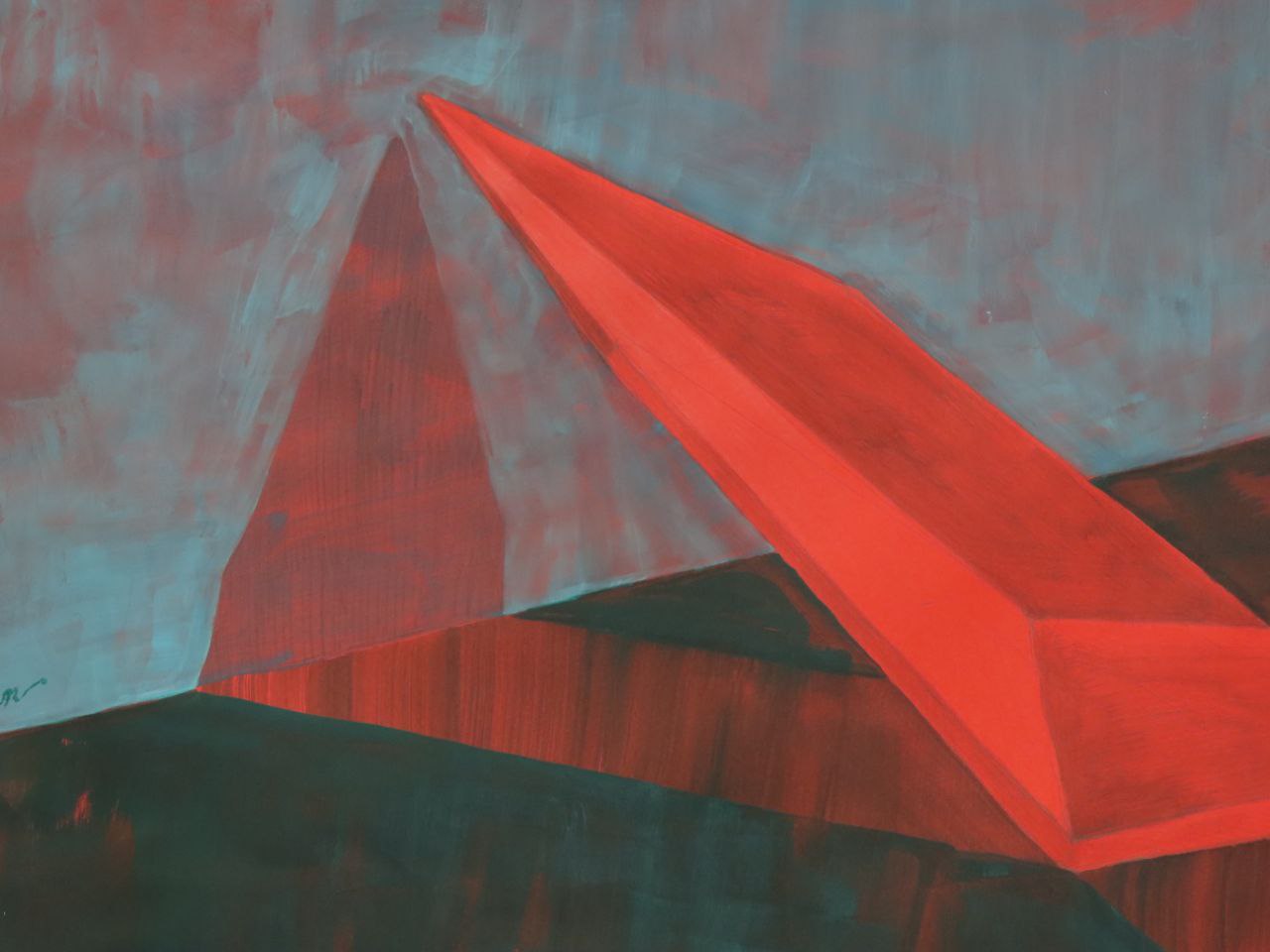 Mixed media on paper