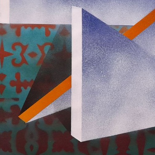 Mixed media on canvas