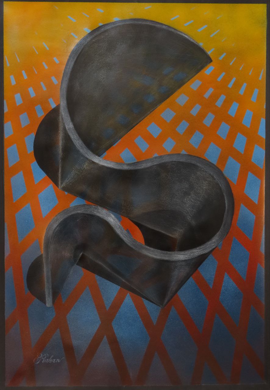 Mixed media on canvas