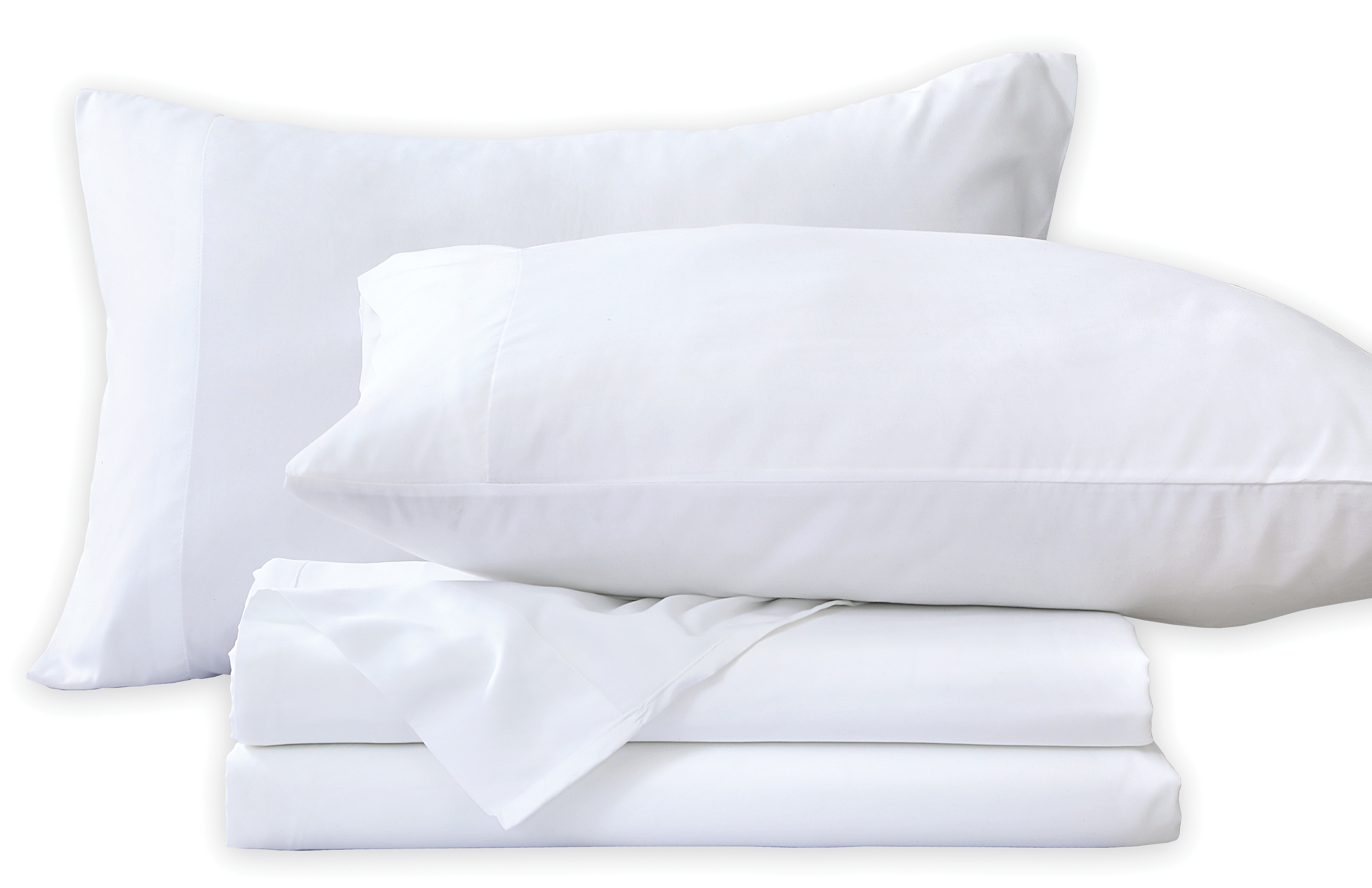 AUSA Hotel Quality Egyptian Cotton Pillowcase 2Pack-Soft & Durable Envelope Closure Lightweight