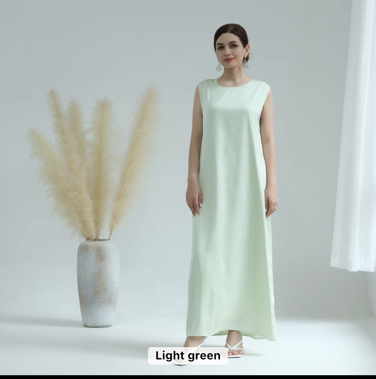 Women Satin Inner Abaya Under Dress