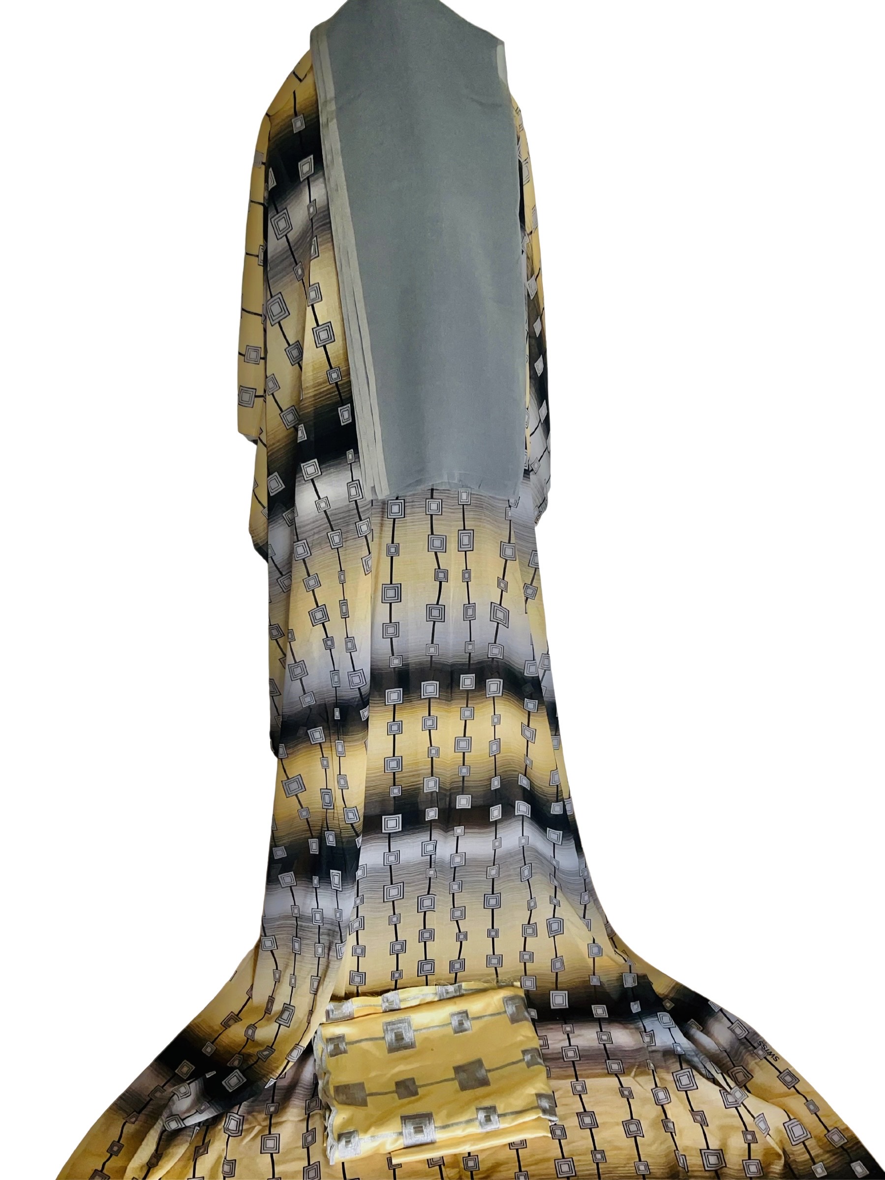 Gray/Yellow Elegant  Swiss dirac set