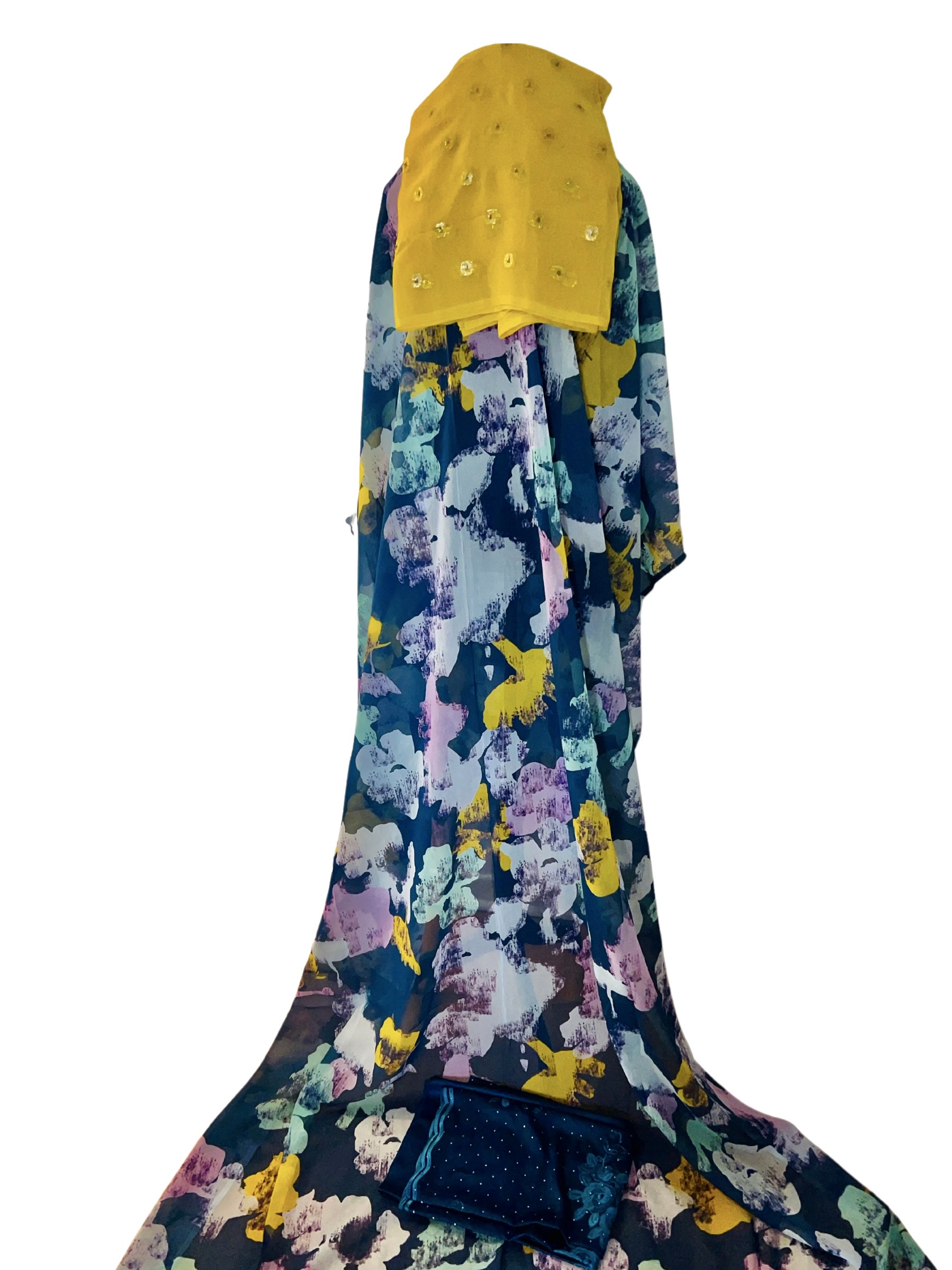 Yellow/Blue Navy Dirac Somali Brand New Set