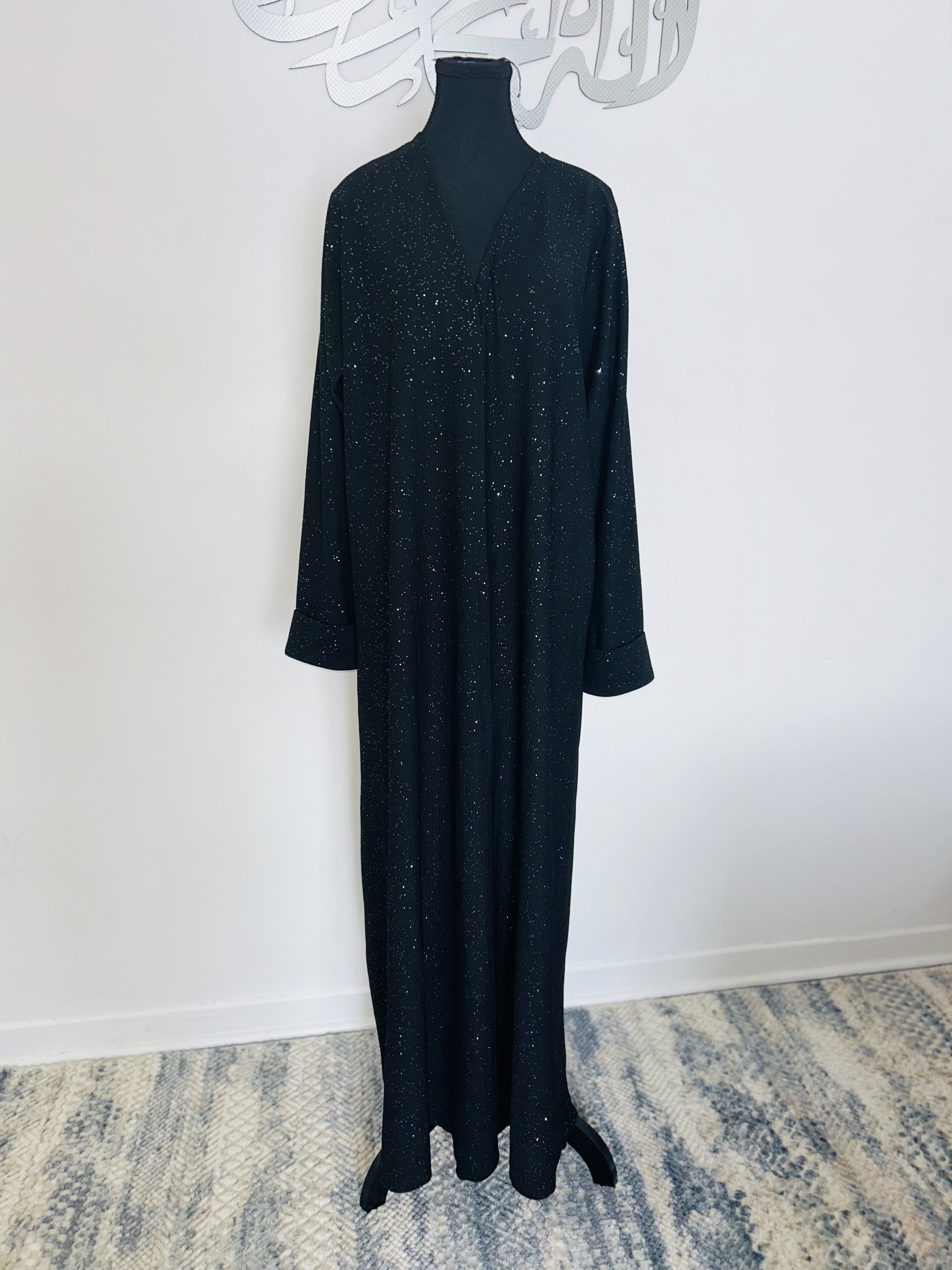 278 Elegant Black abaya