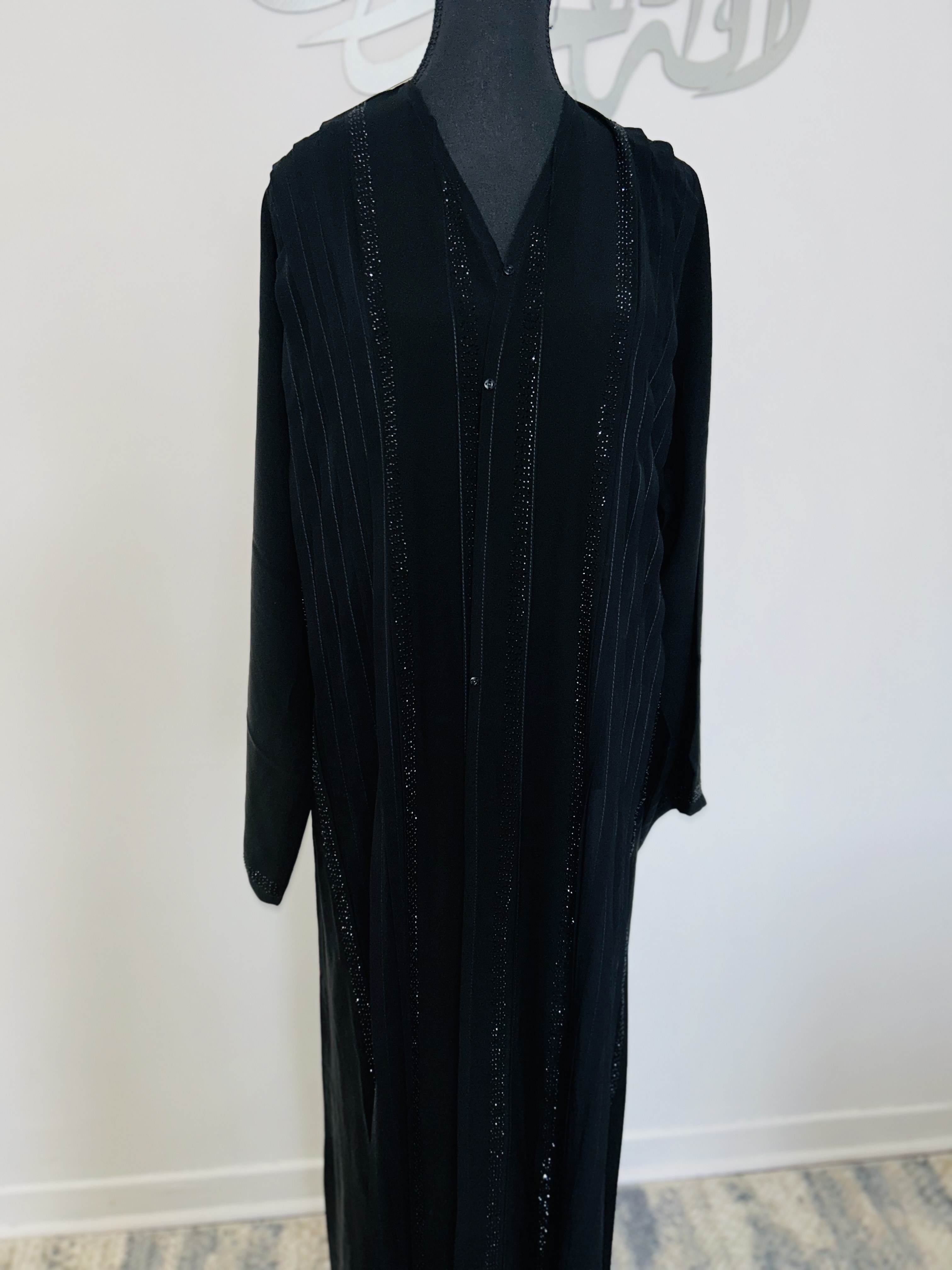 277 satin luxurious  Abaya