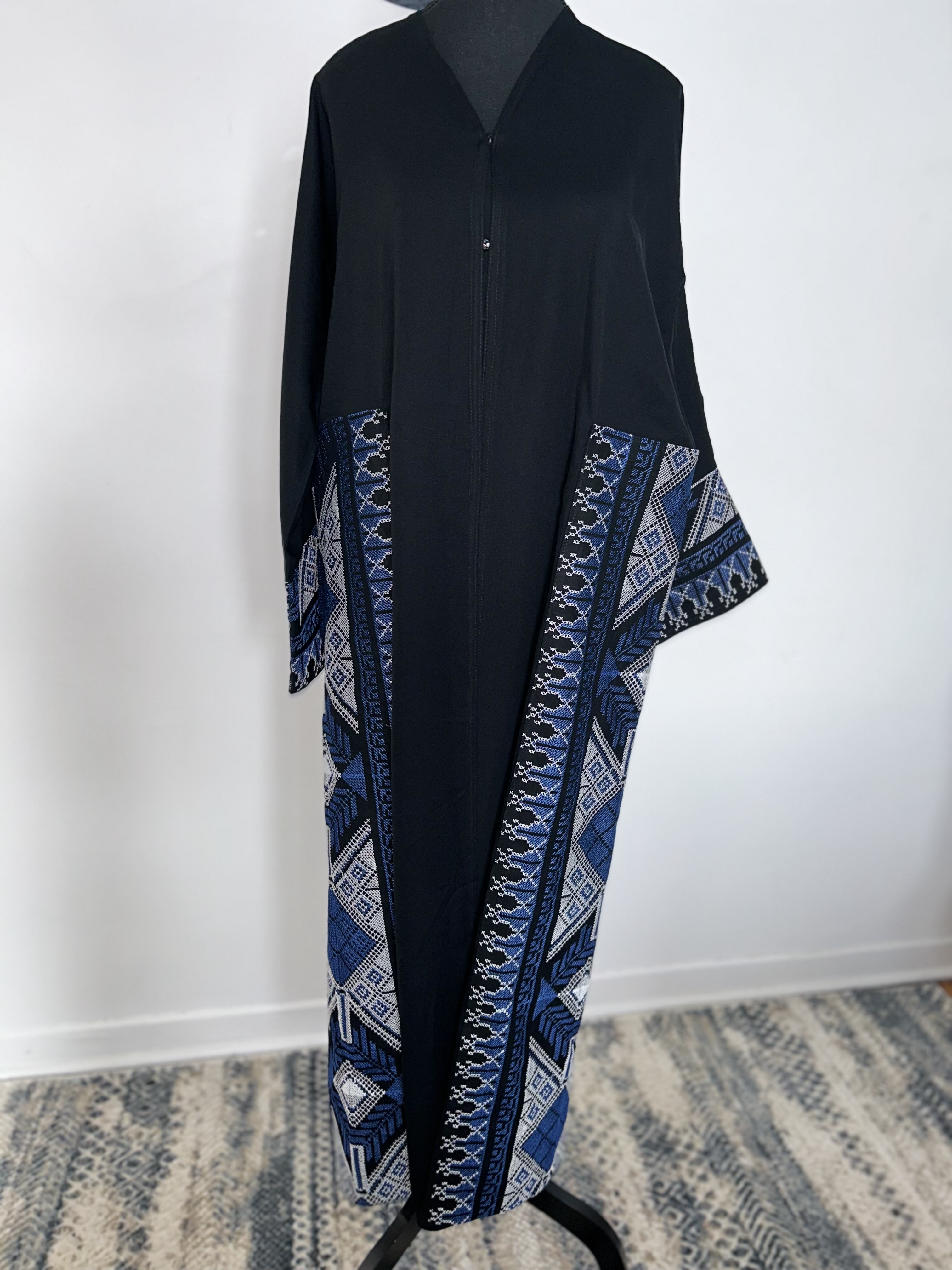 Black/Blue Abaya