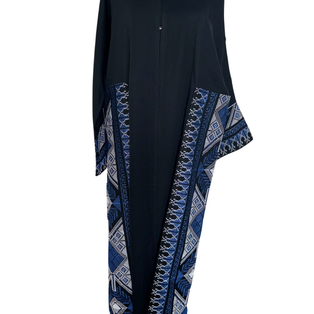Black/Blue Abaya
