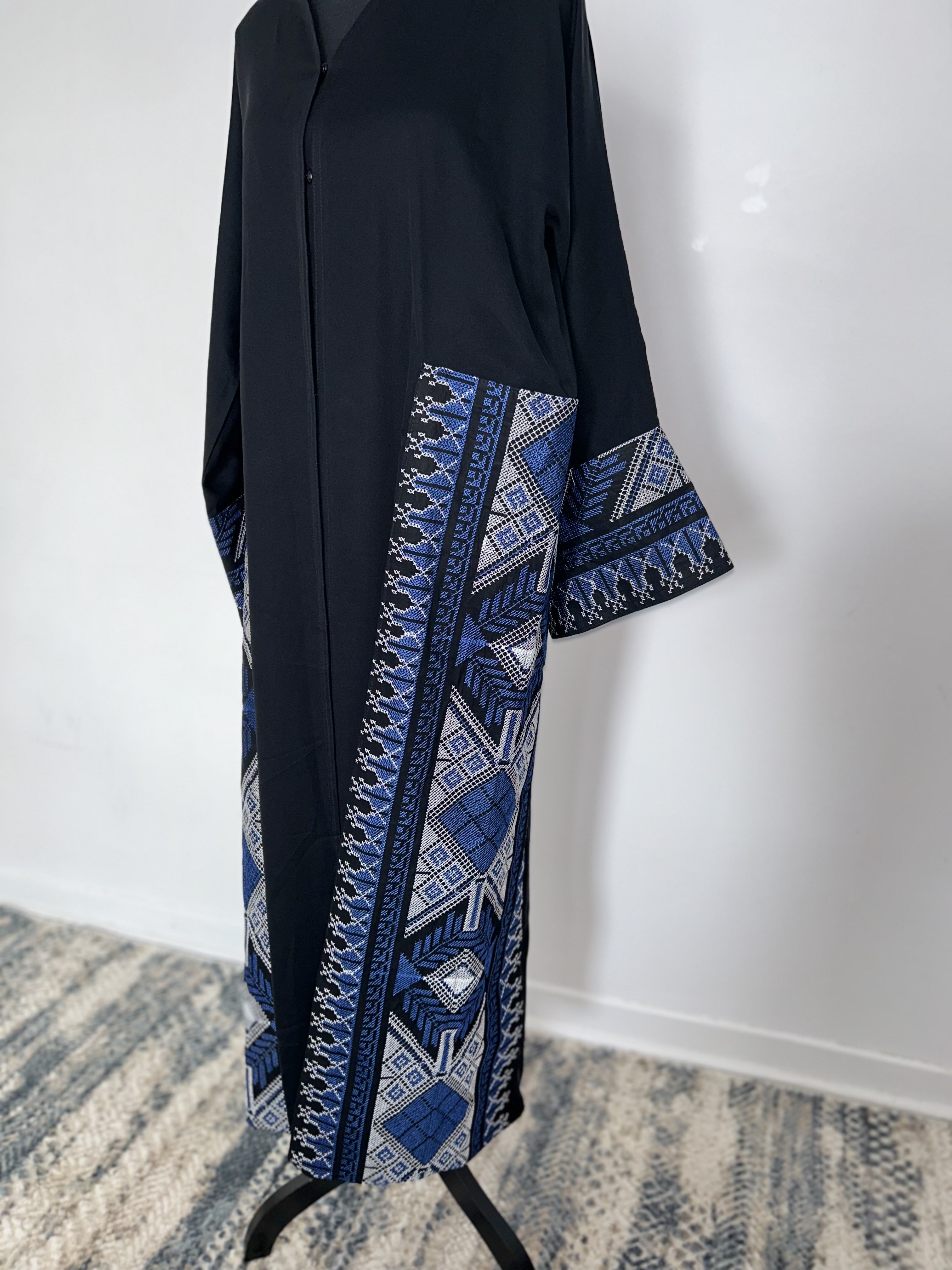 Black/Blue Abaya