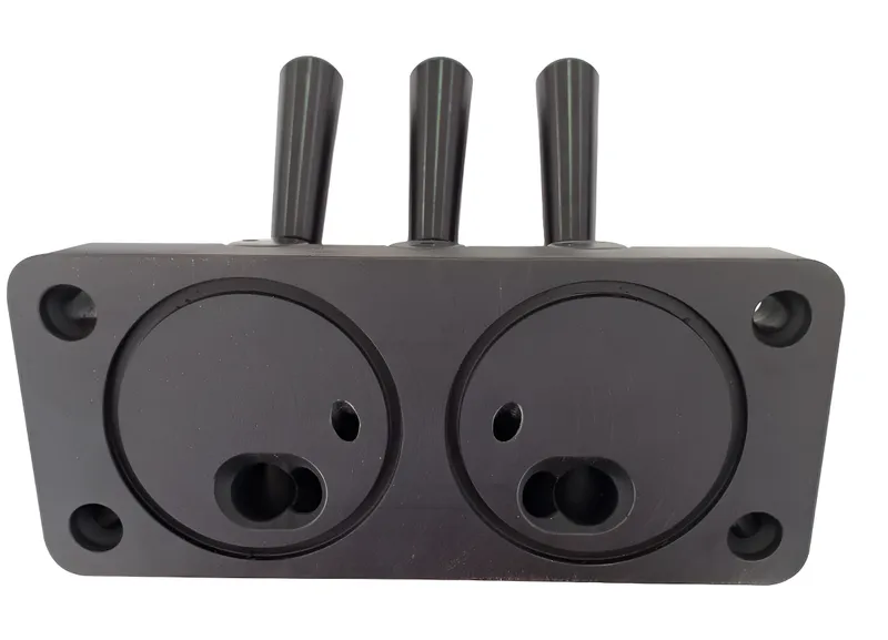 Válvula Completa 3 Bicos Preta