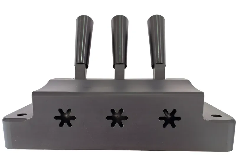 Válvula Completa 3 Bicos Preta