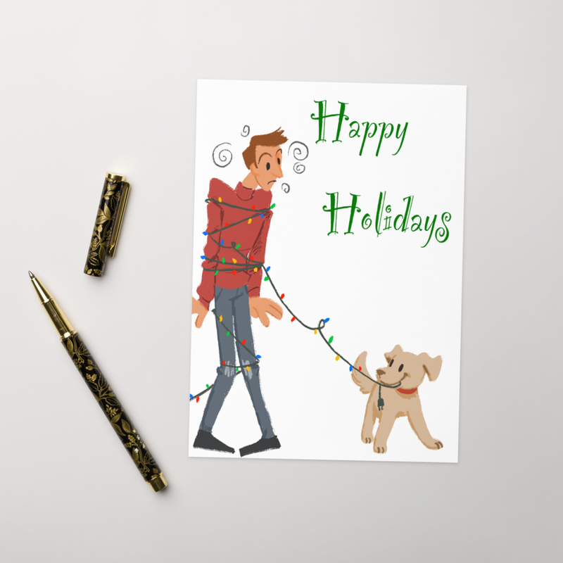 Tied Up (Greeting Card)