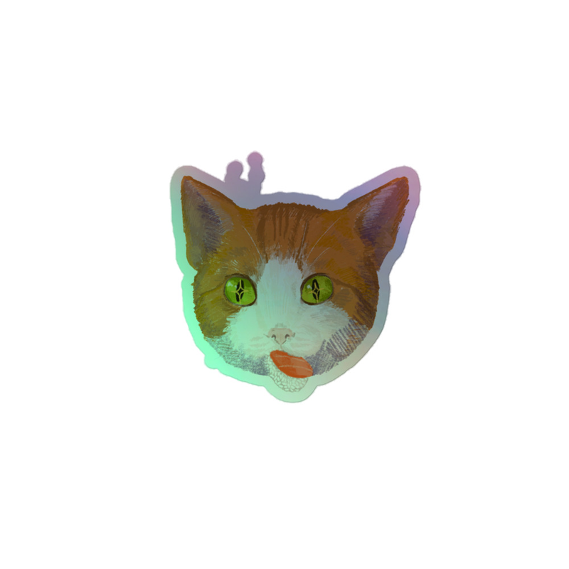Sushi Cat (Holo Sticker)