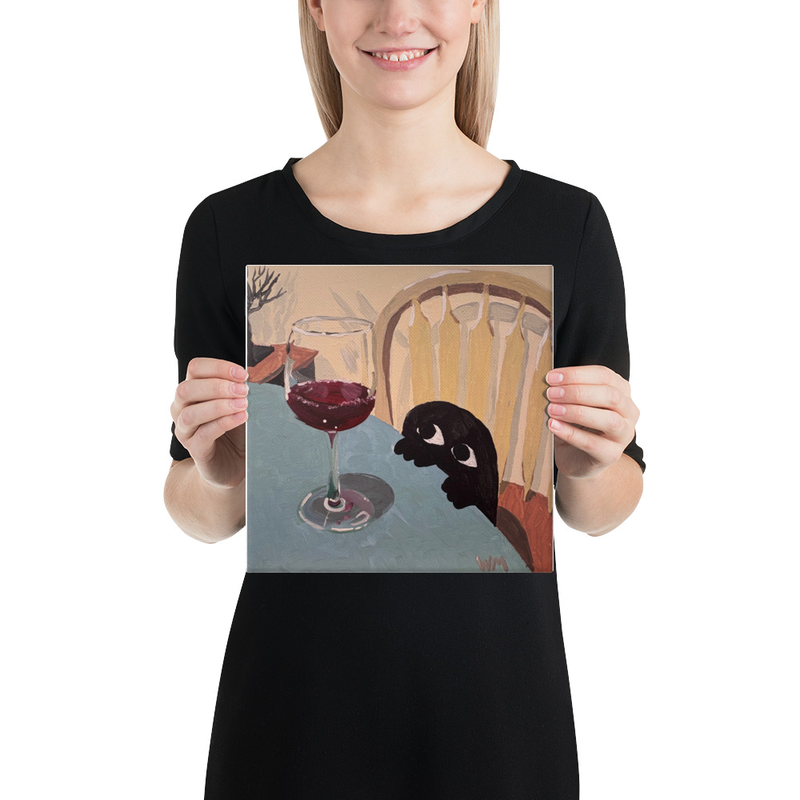 Dinner Partner (Canvas Print)