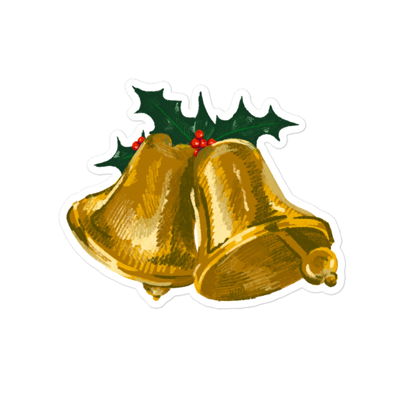 Holly Bells (Sticker)