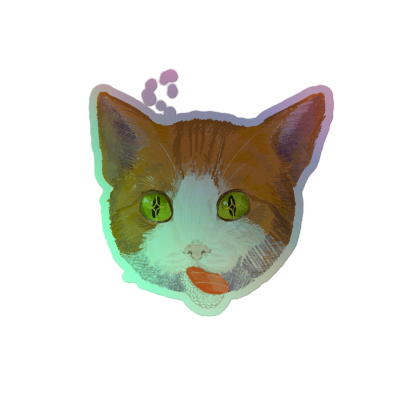 Sushi Cat (Holo Sticker)