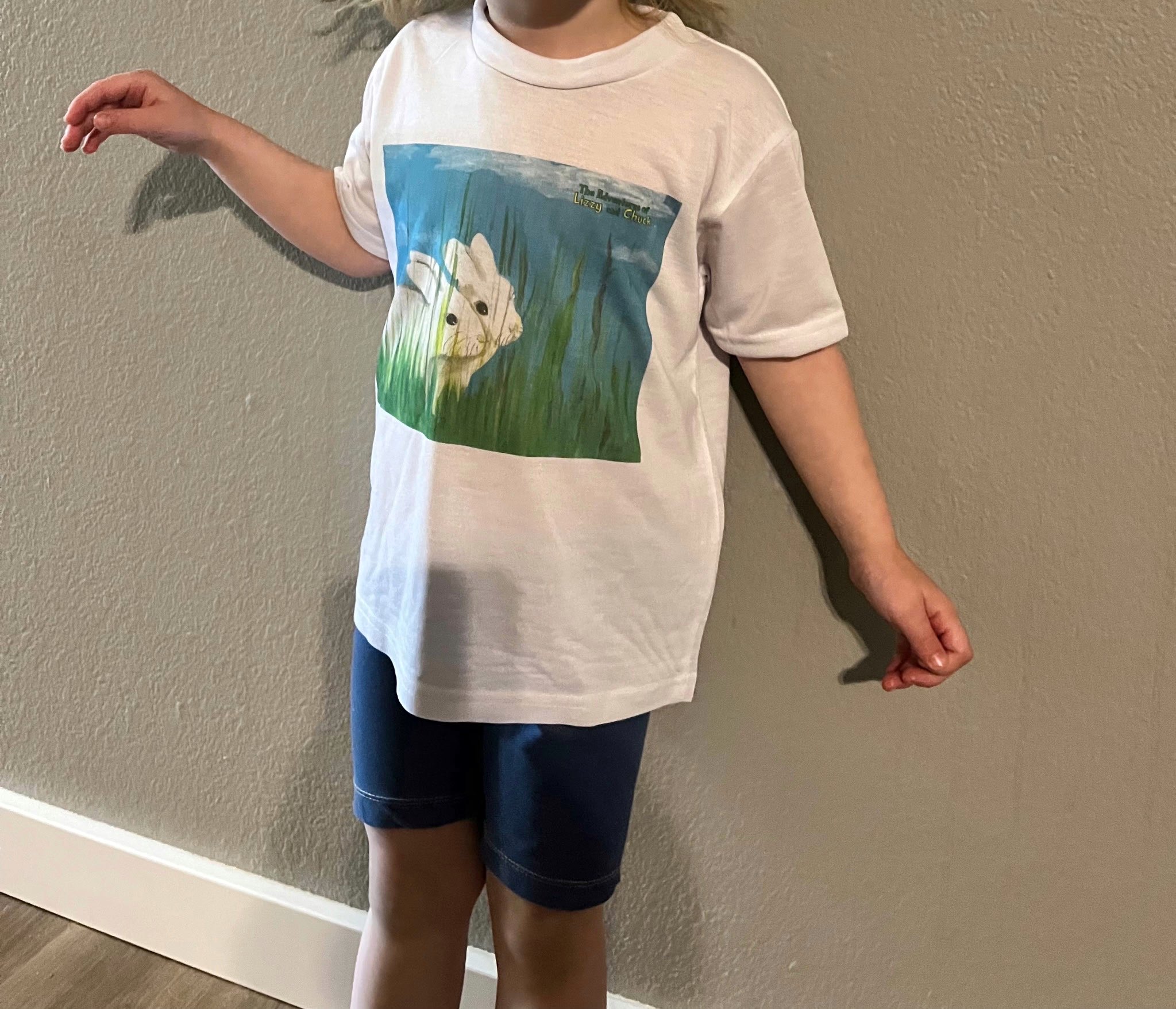 The Adventures of Lizzy and Chuck - Bunny T-Shirt