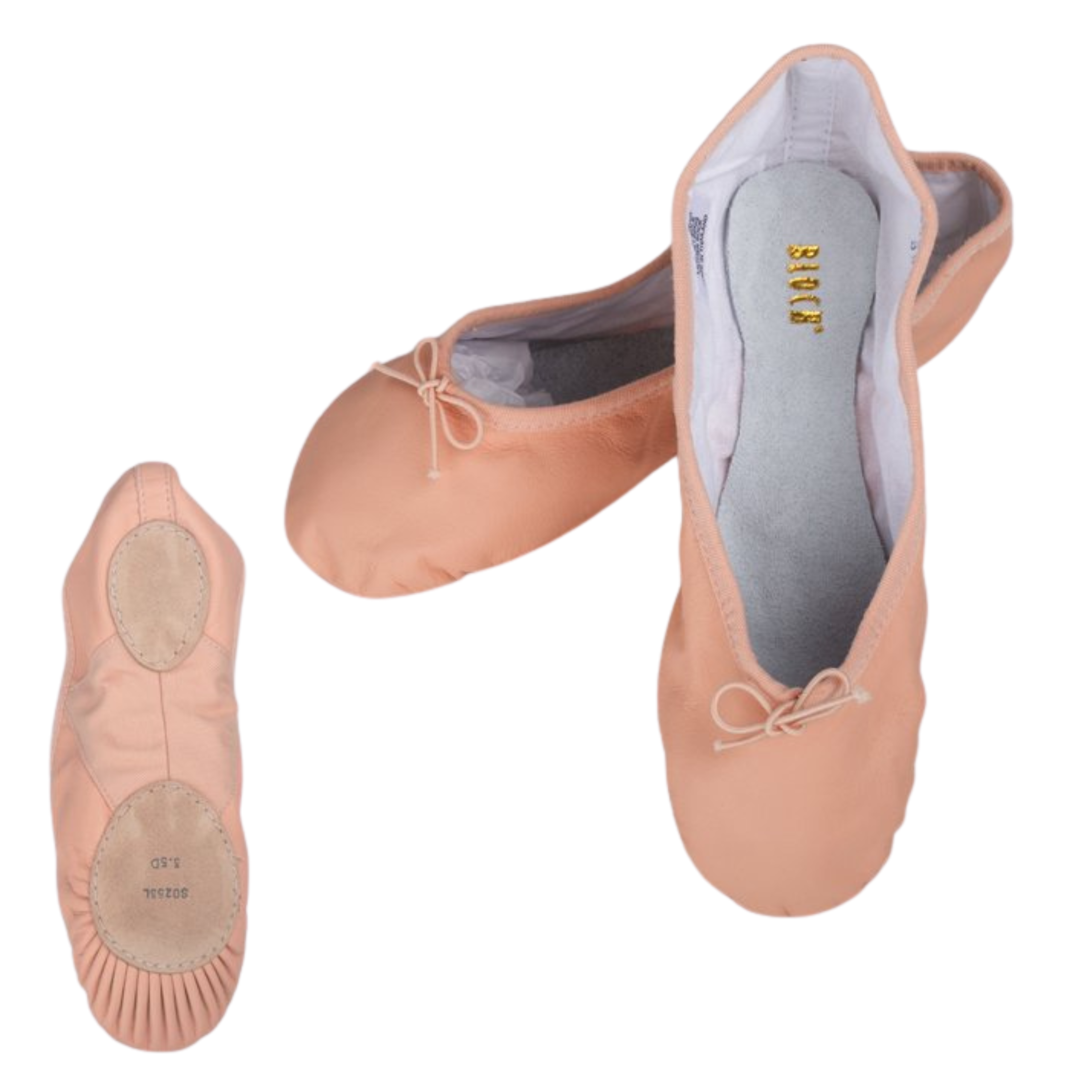 Bloch Economy Split Sole Leather Shoes for Ballet Flat Shoes