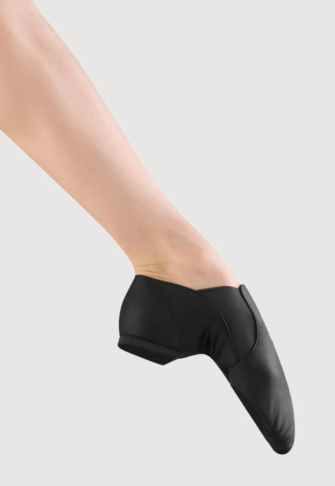 Bloch Elasta Booties BLACK & TAN Jazz Shoes