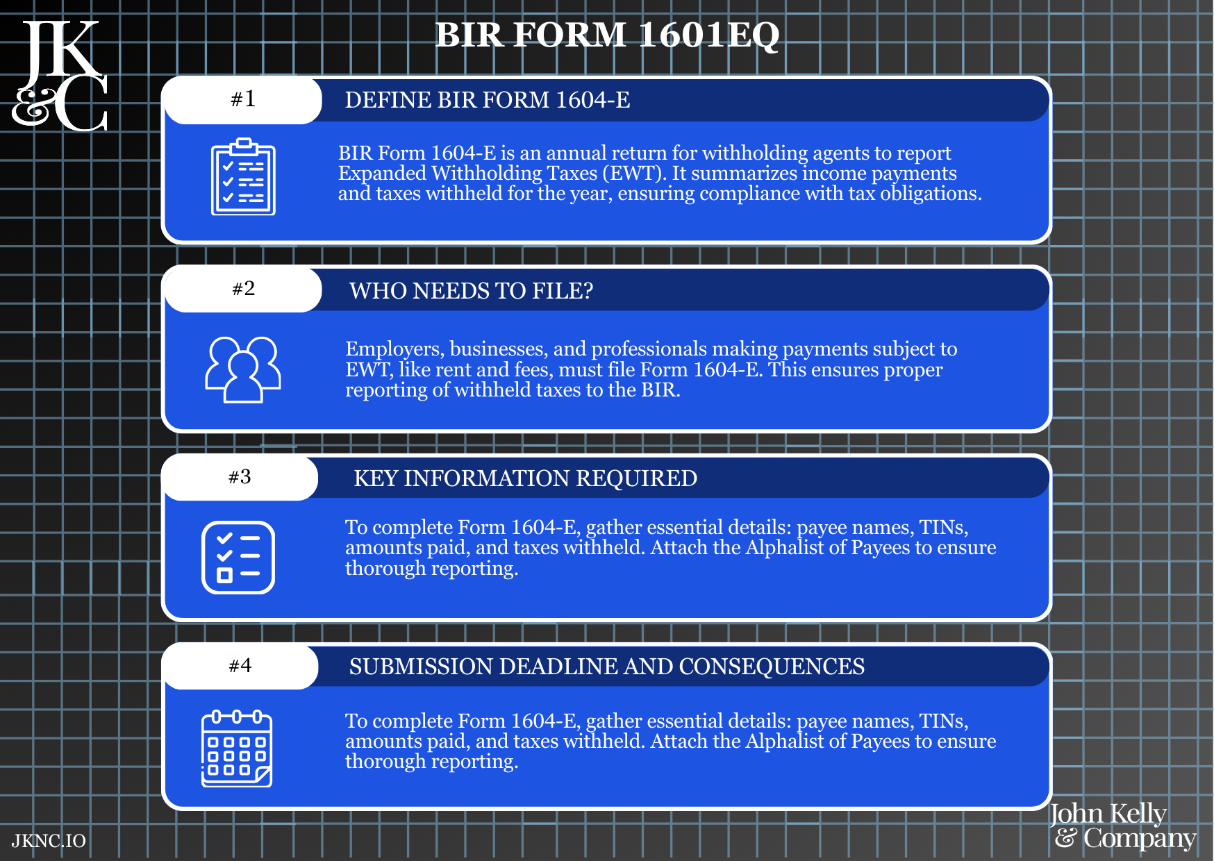 BIR Form 1604E Filing