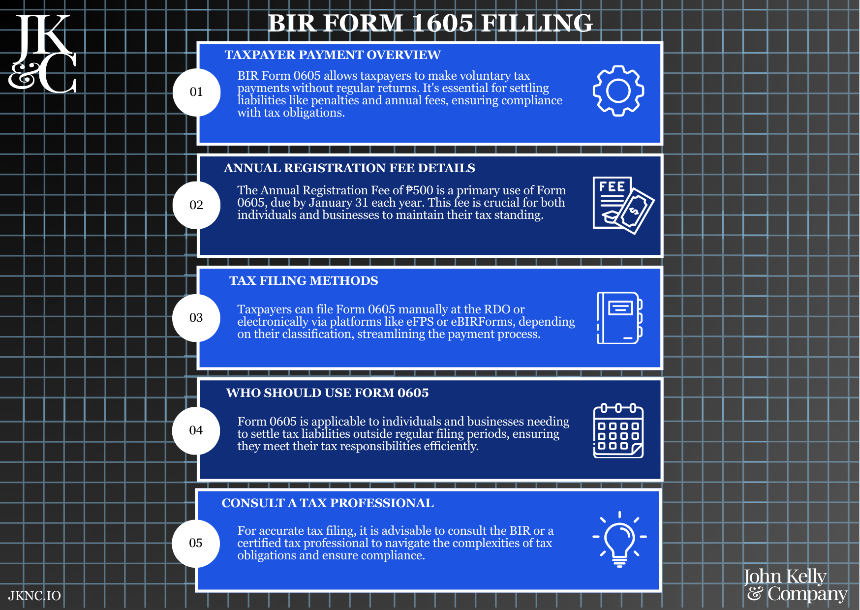 BIR Form 0605 Filing