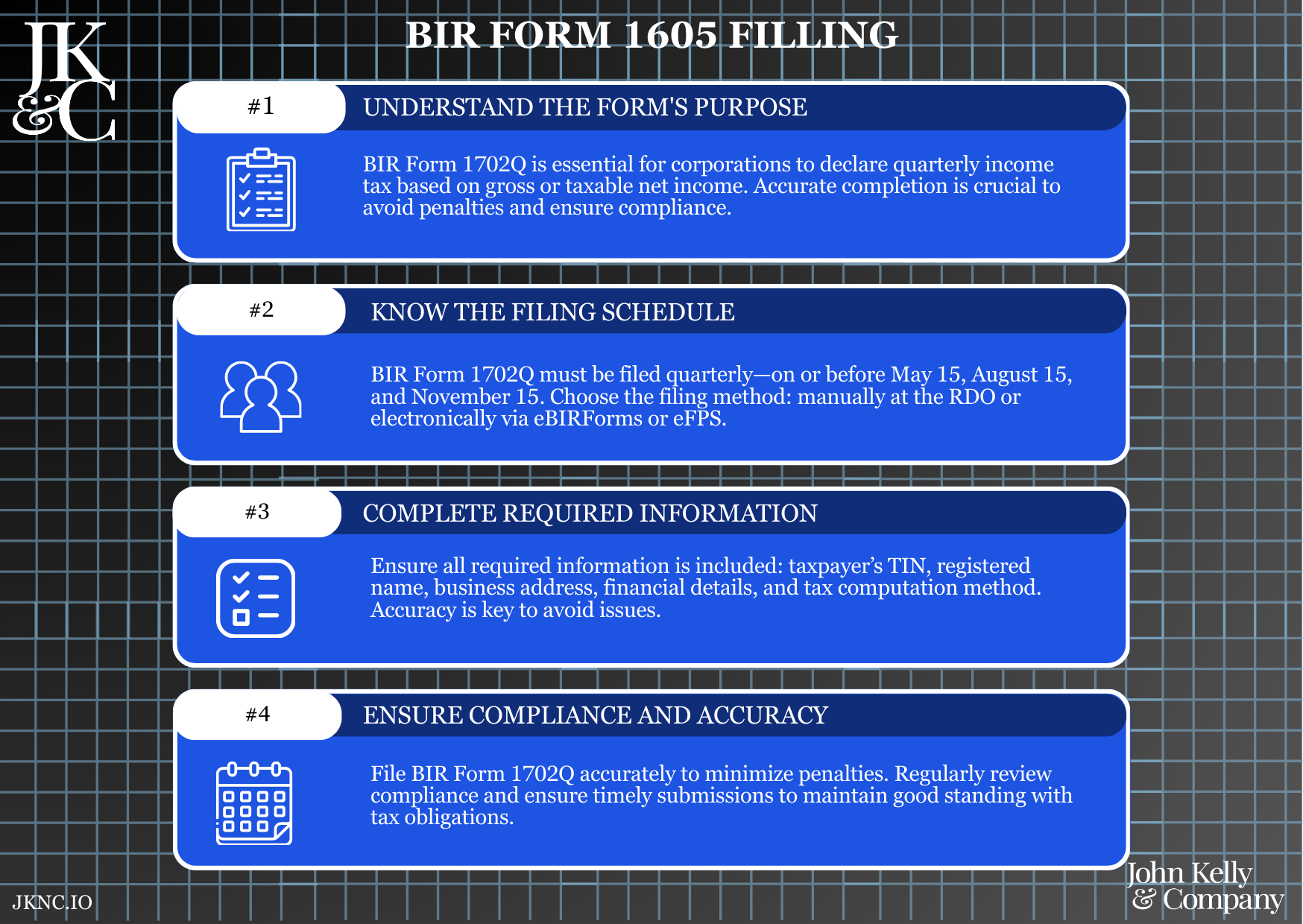 BIR Form 1702Q Filing